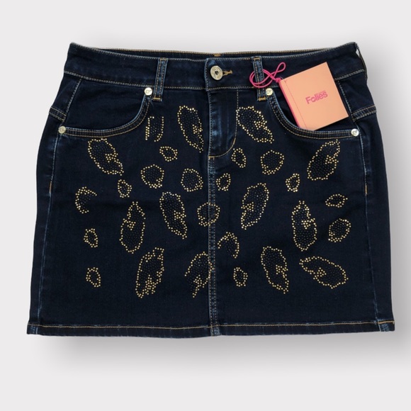 BLUGIRL FOLIES, Denim Mini Pencil Skirt, Size W28 - Picture 2 of 16